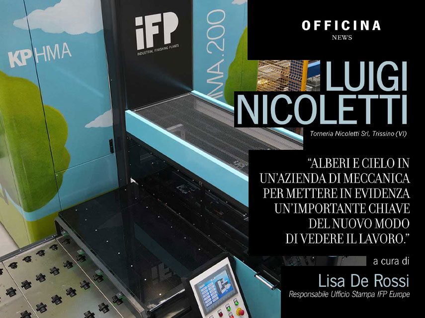 “Alberi e cielo” in un’azienda di meccanica
