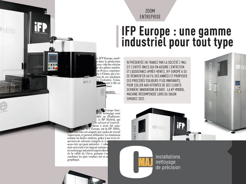 IFP Europe: une gamme complète de machines de nettoyage industriel pour tout type d’application