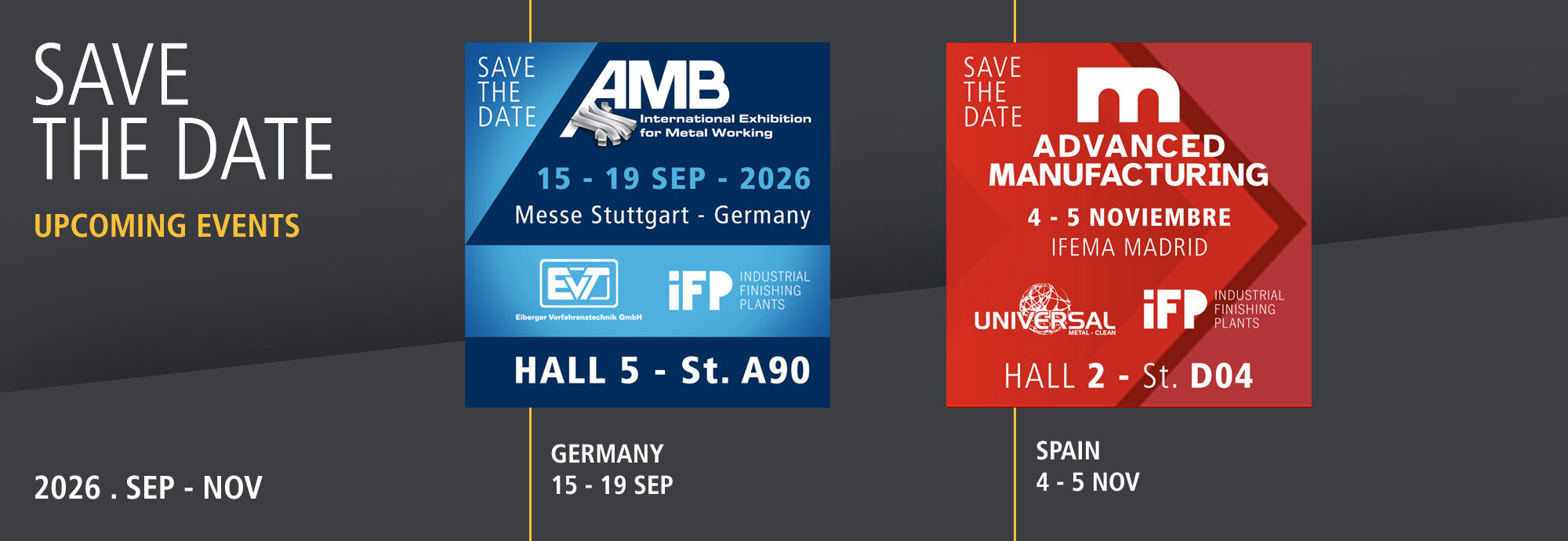 IFP Europe - Trade Shows September-November 2026